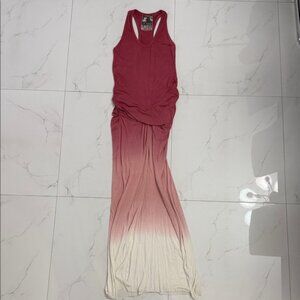 Young Fabulous & Broke Pink and White Ombre Maxi Dress